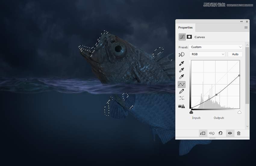 創(chuàng)意合成:用PS合成吞月的魚怪作品