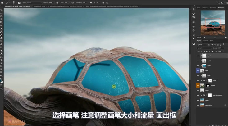 Photoshop�ϳɄ���Ğ��������Ǳ�Ч���D