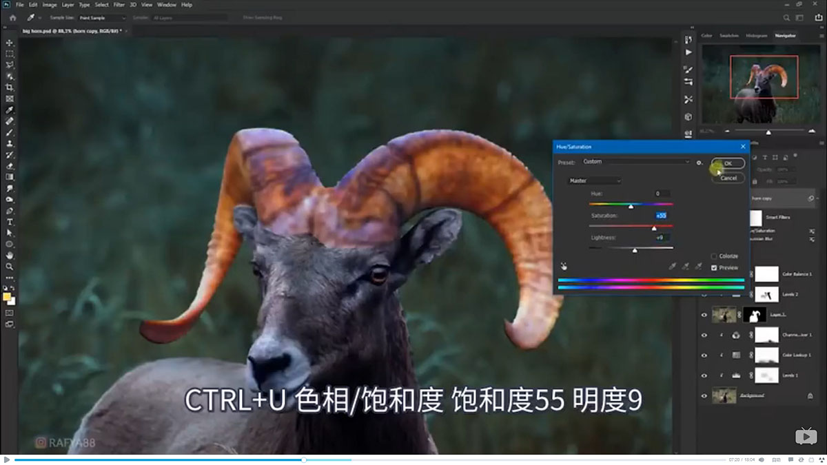 Photoshop�ϳ�ħ�����}�İl��ɽ��