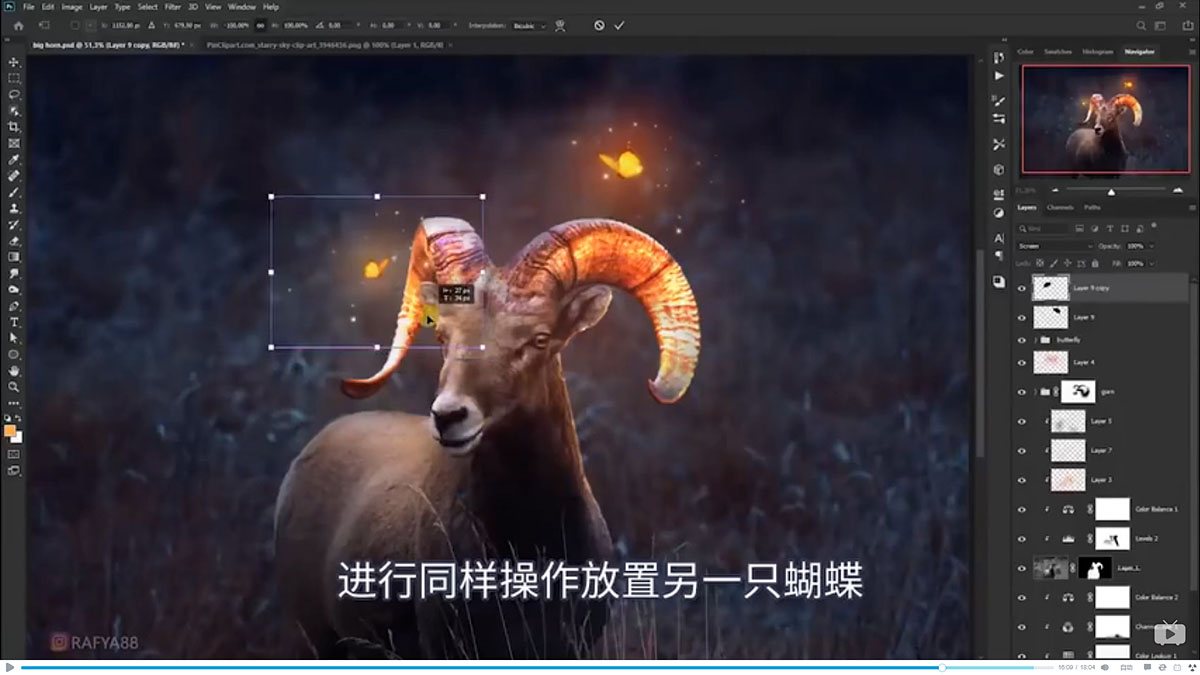 Photoshop�ϳ�ħ�����}�İl��ɽ��